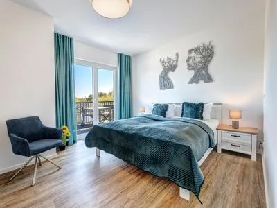 Schlafzimmer Bernsteinquartier, Whg. 05.61 "Ostseeliegeplatz"