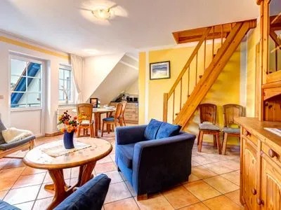 Wohnzimmer Haus Sonnenschein, Whg. Seekiste