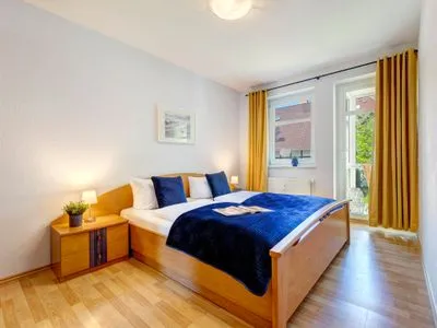 Schlafzimmer Ostseepark Waterfront Karavelle 3.5