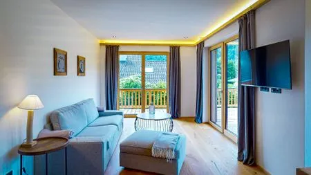Wohnzimmer Garmisch Chalets - Wohnung Riessersee