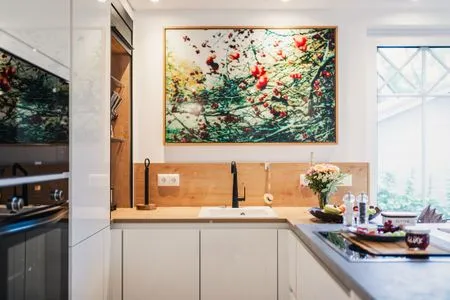 Küche / Küchenzeile Ferienwohnung Adina