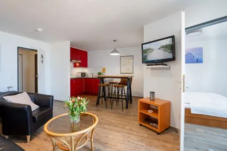 Wohnzimmer (STR123d) Ferienwohnung "meerLust29"