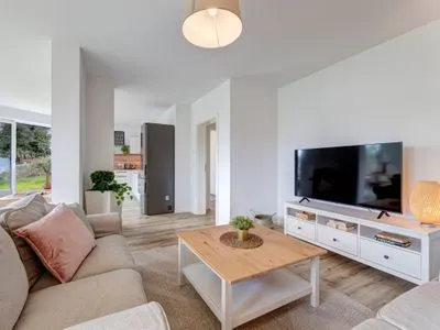 Wohnzimmer Ferienwohnung Sonnenkinder