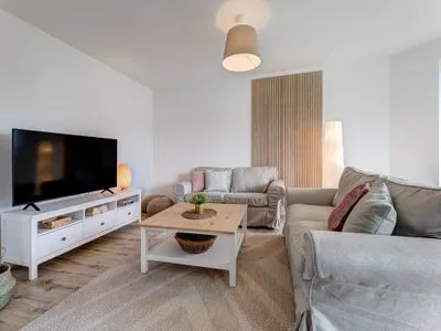 Wohnzimmer Ferienwohnung Sonnenkinder