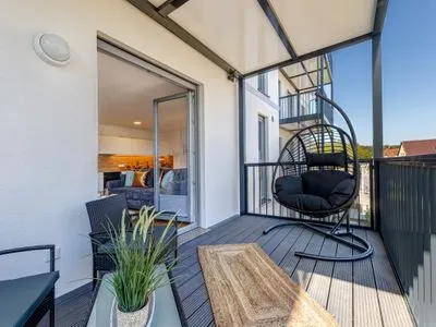 Balkon Bernsteinquartier, Mister Bernstein, Whg. 01.08