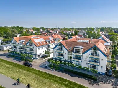 Luftaufnahme Residenz am Strand Wohnung 3-54