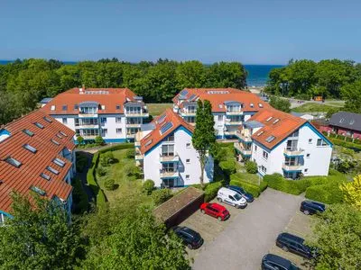 Luftaufnahme Residenz am Strand Wohnung 3-54