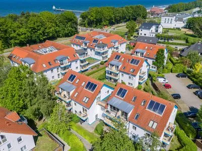 Luftaufnahme Residenz am Strand Wohnung 3-54