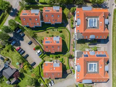 Luftaufnahme Residenz am Strand Wohnung 3-54