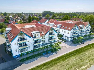 Luftaufnahme Residenz am Strand Wohnung 3-54