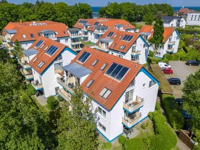 Luftaufnahme Residenz am Strand Wohnung 3-54