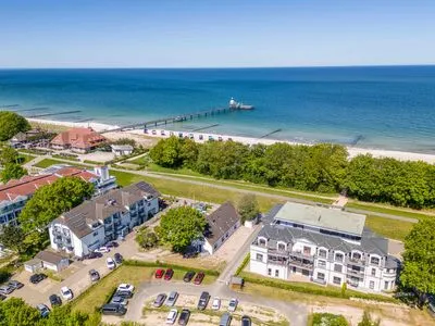 Luftaufnahme Logierhaus Friedrich WE 22 - "Sandstrand"