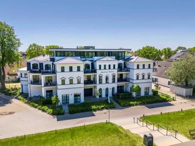 Luftaufnahme Logierhaus Friedrich WE 22 - "Sandstrand"