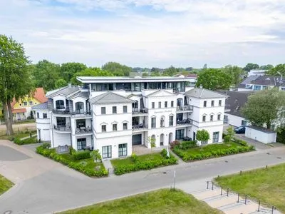 Luftaufnahme Logierhaus Friedrich WE 22 - "Sandstrand"