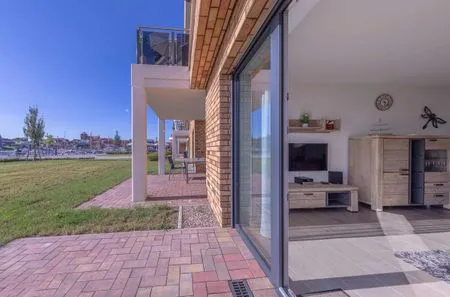 Ferienwohnung Libelle Hafenresidenz Waren (Müritz) - Sonnenterrasse  Libelle