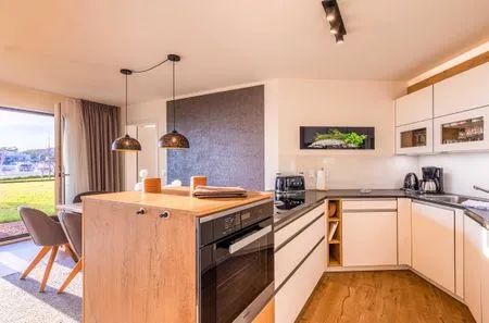 Ferienwohnung Am lütten Meer Hafenresidenz Waren (Müritz) - Wohnküche  Am lütten Meer