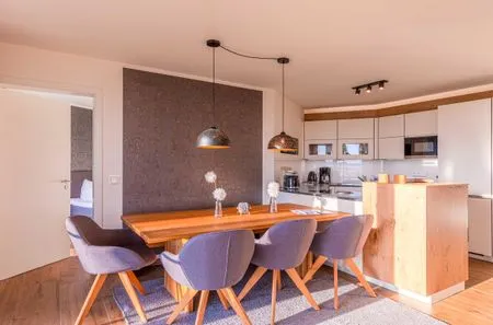 Ferienwohnung Am lütten Meer Hafenresidenz Waren (Müritz) - Essbereich  Am lütten Meer