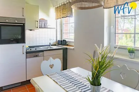 Schlafzimmer Ferienhaus am Gutspark Dranske Ferienwohnung Küstenklee