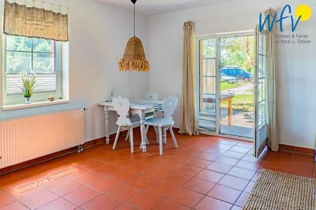 Wohnzimmer Ferienhaus am Gutspark Dranske Ferienwohnung Sonnenmeer