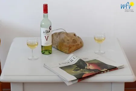 Dekoratives Detail Ferienhaus am Gutspark Dranske Ferienwohnung Sonnendistel