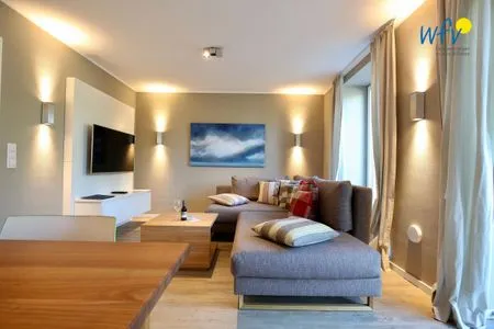 Wohnzimmer Blanker Hans Ferienwohnung 1