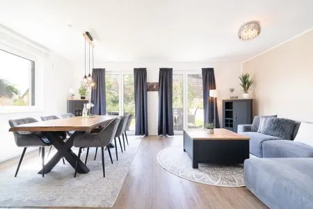 Wohnzimmer Ferienhaus "Sunseeker House No. 1"