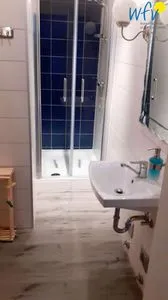 Badezimmer Villa Sanssouci Ferienwohnung Bernstein