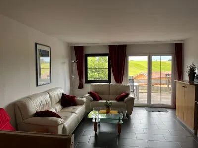 Wohnzimmer Feriendorf Hochbergle Haus 7