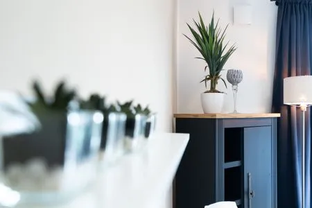 Wohnzimmer Ferienhaus "Sunseeker House No. 2"