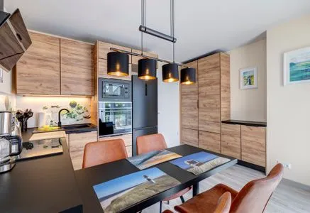 Küche / Küchenzeile Ferienwohnung ca. 250m vom Ostseestrand für 2 bis 4 Personen