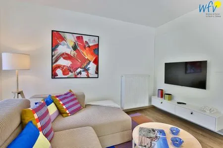 Wohnzimmer Haus am Dorfbrunnen Ferienwohnung Welle