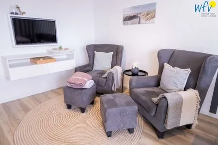 Wohnzimmer Seaside Ferienwohnung 3