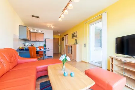 Wohnzimmer Villa 11 Hinter den Dünen