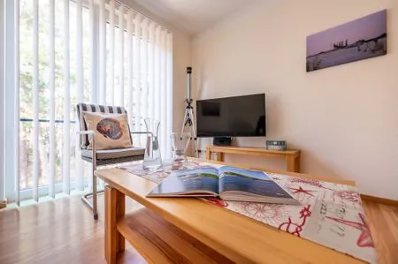 Wohnzimmer Villa 9 Strandruh