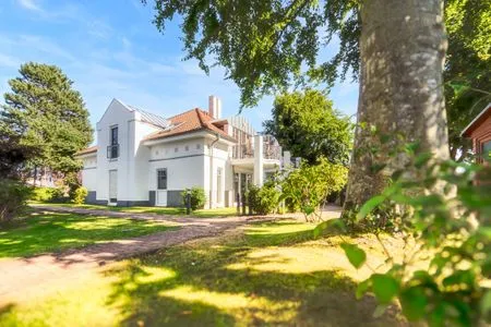 Rückseite vom Haus Parkresidenz am Hafen Wohnung HF 34