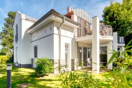 Rückseite mit Blick zum Balkon Parkresidenz am Hafen Wohnung HF 34