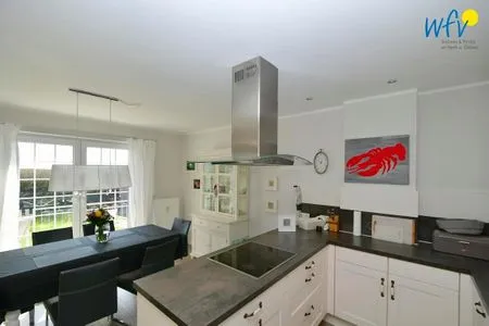 Küche / Küchenzeile Landhaus Gertrude Ferienwohnung Muschelweg