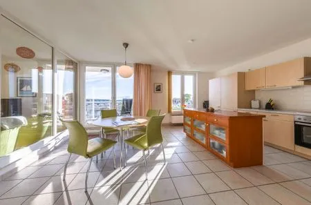 Ferienwohnung Hafenglück Waren (Müritz) - Wohnraum mit fantastischer Aussicht  Hafenglück