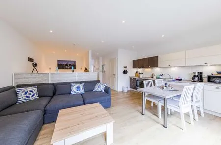 Ferienwohnung Nordlicht in Malchow offener Wohnbereich mit Küche  Nordlicht