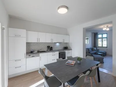 Ferienwohnung Family Suite Blick in die Küche  Family Suite