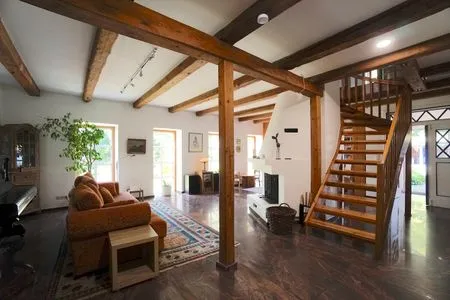 Wohnzimmer Urlaub auf dem Ponyhof - Ferienhaus für bis zu 9 Personen