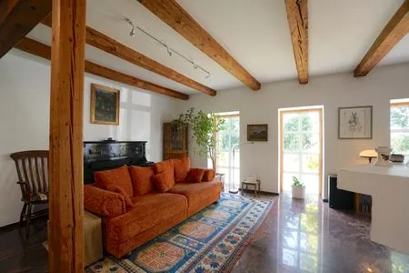 Wohnzimmer Urlaub auf dem Ponyhof - Ferienhaus für bis zu 9 Personen