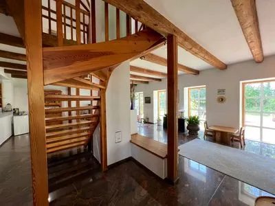 Wohnzimmer Urlaub auf dem Ponyhof - Ferienhaus für bis zu 9 Personen