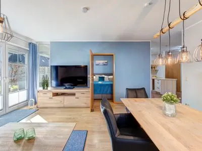 Wohnzimmer Ferienwohnung Maus