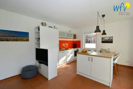 Küche / Küchenzeile Haus Inselparadies Ferienwohnung Falshöft