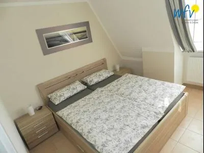 Schlafzimmer Haus Lagune am Wattenmeer Ferienwohnung 13
