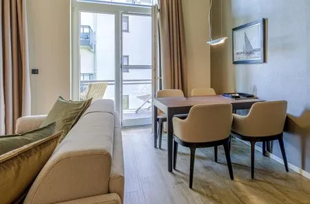 Ferienwohnung Ostseemöwe Ostseebad Wustrow mit separaten Esstisch  Ostseemöwe