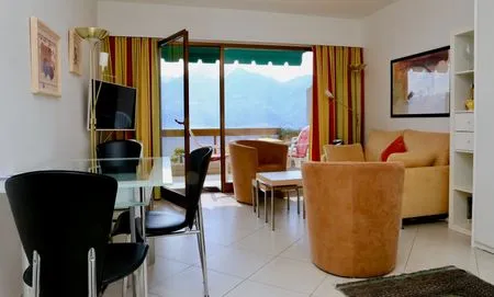 Wohnzimmer Ferienwohnung D19