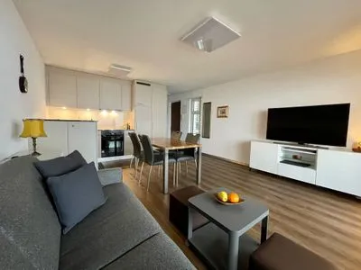 Wohnzimmer Ferienwohnung D27