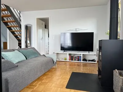 Wohnzimmer Ferienwohnung Fischerblick